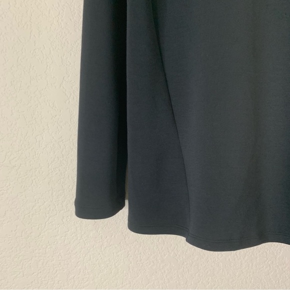 Spanx womens Airessentials black got yap covered mock neck sweatshirt S - Picture 3 of 7